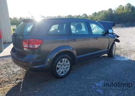 2014 Dodge Journey Se из США, поврежденный, VIN 3C4PDCAB3ET281886